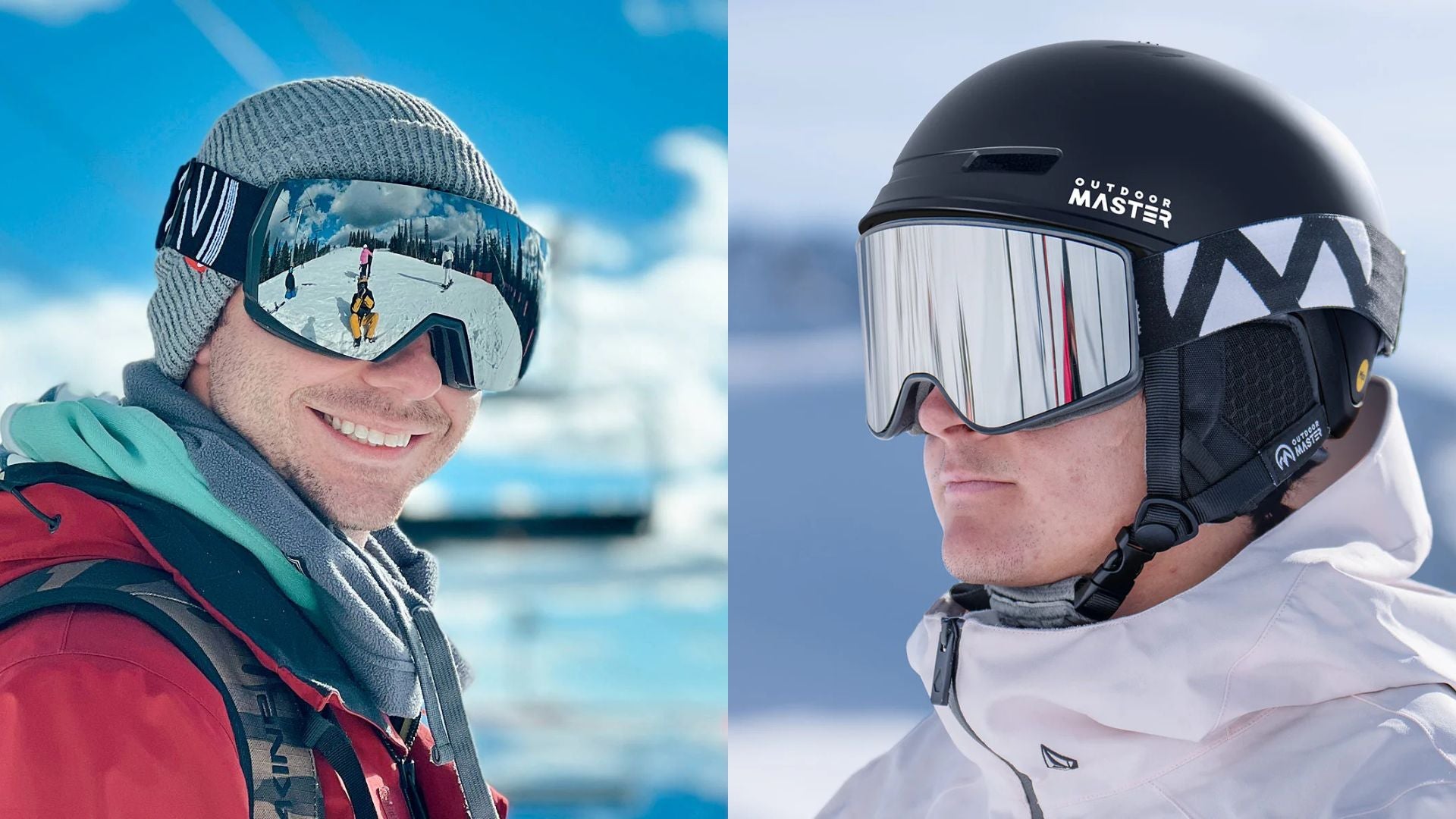 best snowboard goggles and helmet Odoland Ski Helmet, with Ski for Adults Youth, Audio Compatible, Shockproof, Windproof, Safety Snow Sports Helmet and Protective Glasses for Men Women, White, S : Sports & The Goggle Features OTG (Over The Glass) Compatibility The 14 Best Ski and