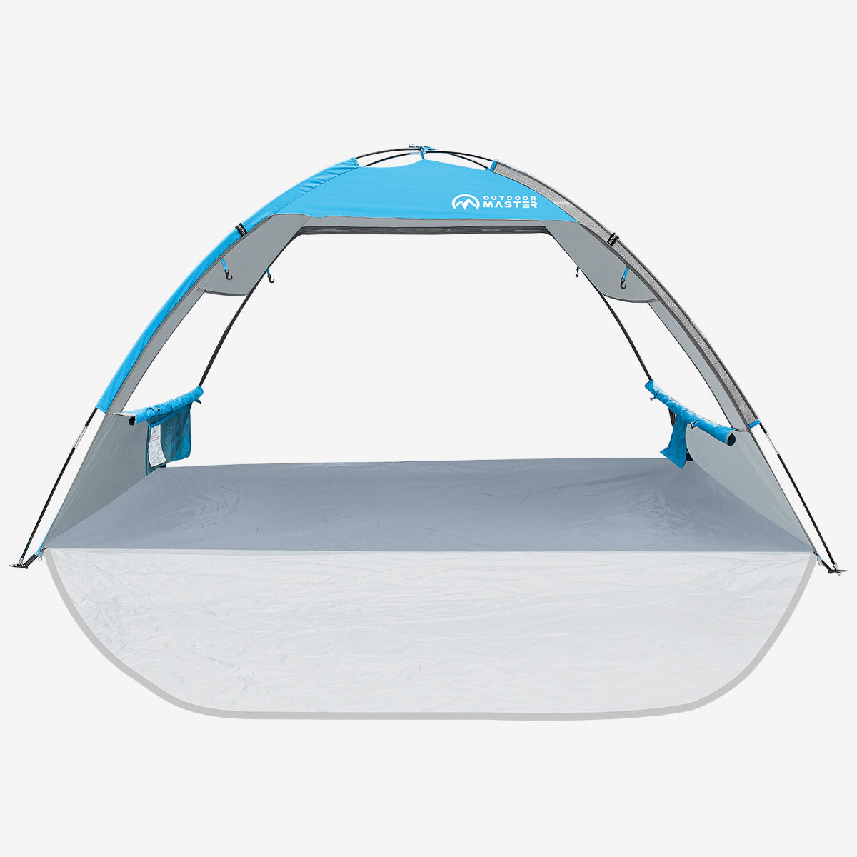 outdoormaster beach tent for 3 Person with 2 Doors Camping de la Dune Tepee Farbe:Fischgrat the tents dual entrances