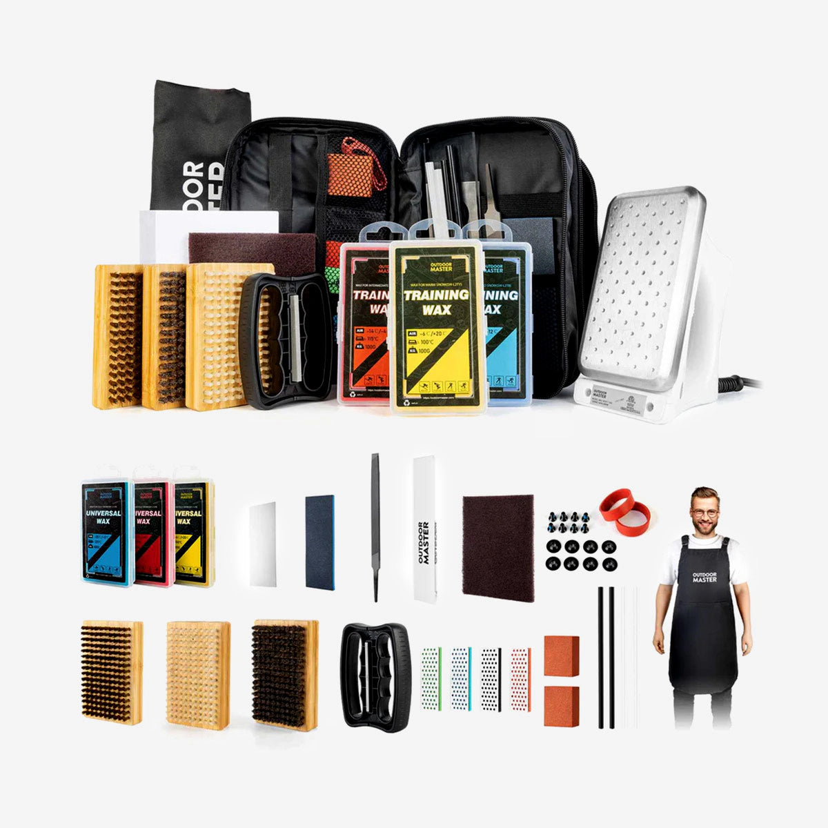 Snowboard Wax Kit Pro Version | Ultimate Tuning Kit | Outdoor Master® Snowboard Wax Kit Pro Version | Ultimate Tuning Kit | Outdoor Master®