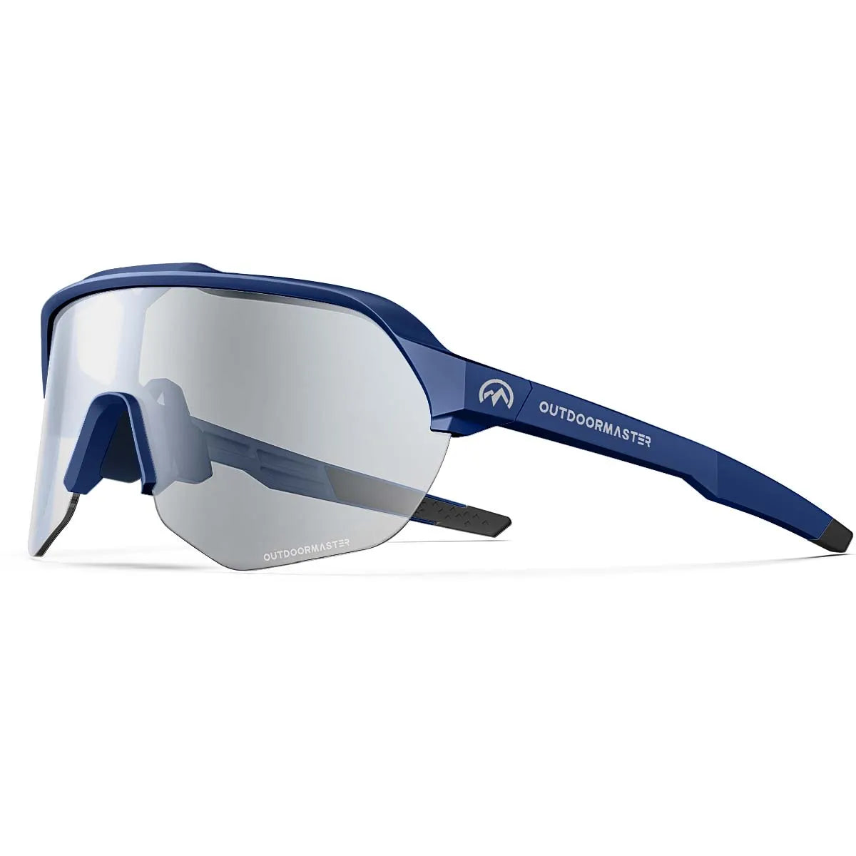 Hawk HD Photochromic Sport Sunglasses, Blue / Clear-Grey VLT 10%-80%