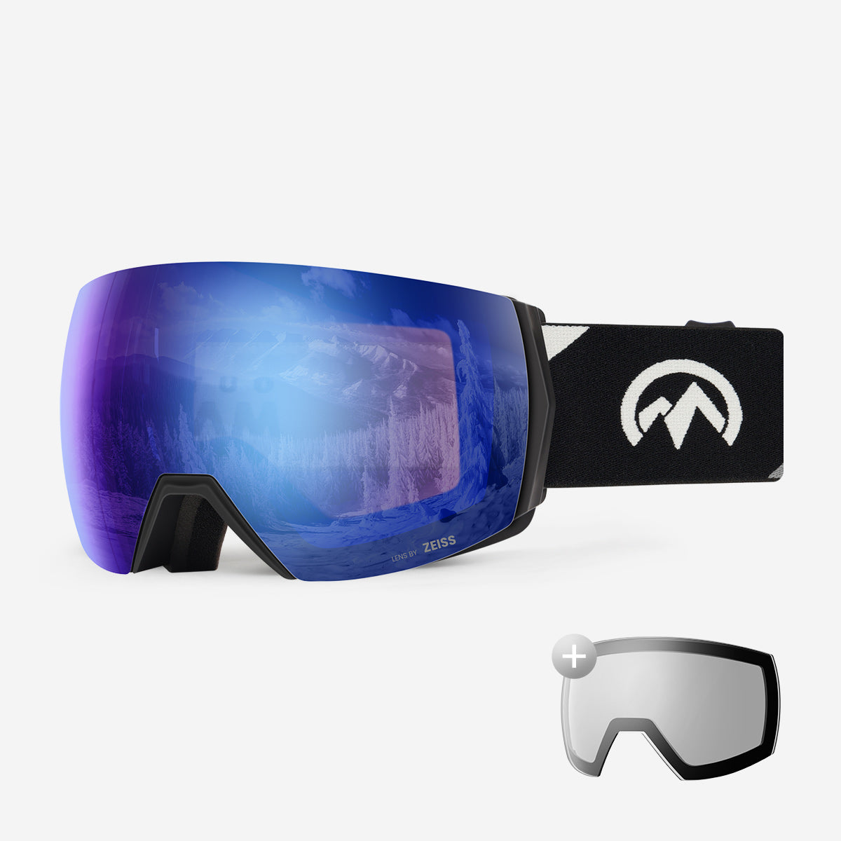 OutdoorMaster Ultra Zeiss Lens Snow Goggles UV400 Protection OTG Ski Goggles