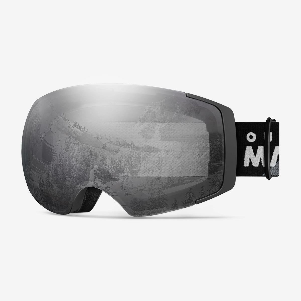 ski goggles automatic lens Outdoor Master PRO Snow Goggles, MagKlick / Photochromic / Black-Grey Frame Photochromic Grey Lens (S0-S3)