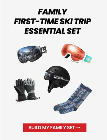 Family First-time Ski Trip Essential Set