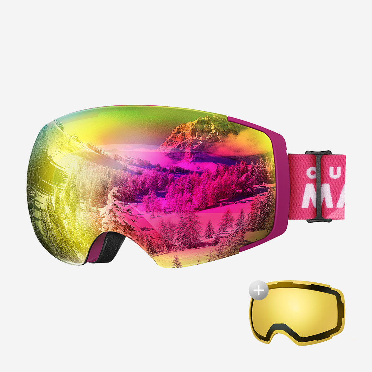 PRO Snow Goggles + Lens Bundle