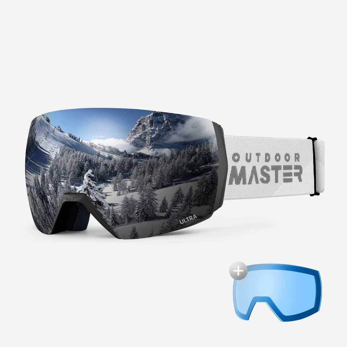 ULTRA Schneebrille + Objektiv-Paket 