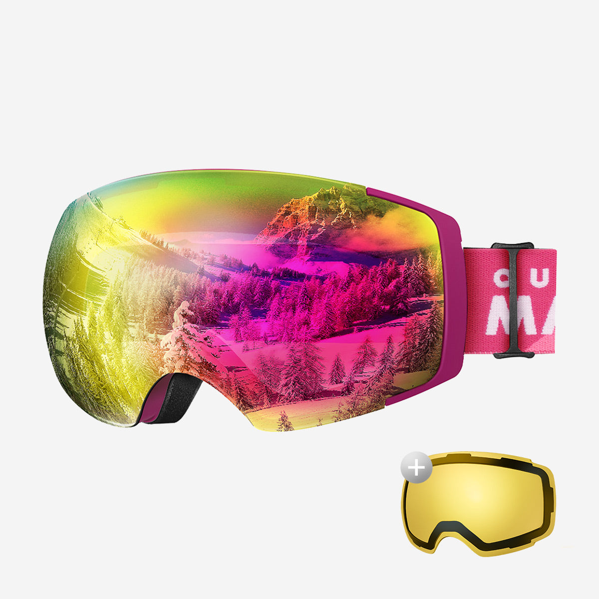 PRO Snow Goggles + Lens Bundle