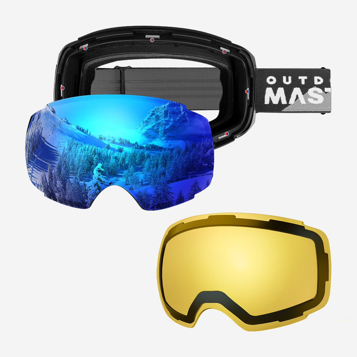 PRO Snow Goggles + Lens Bundle