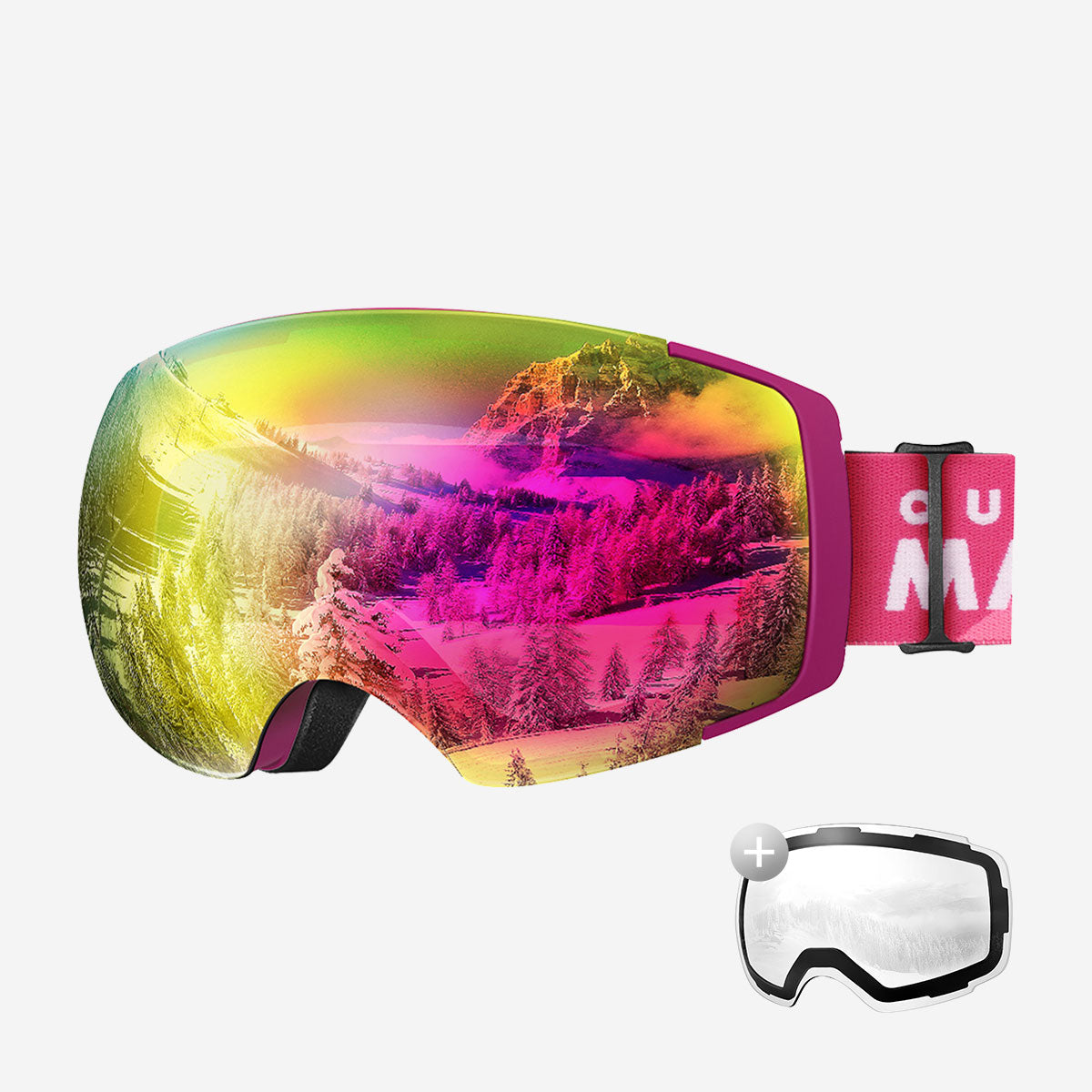 PRO Snow Goggles + Lens Bundle