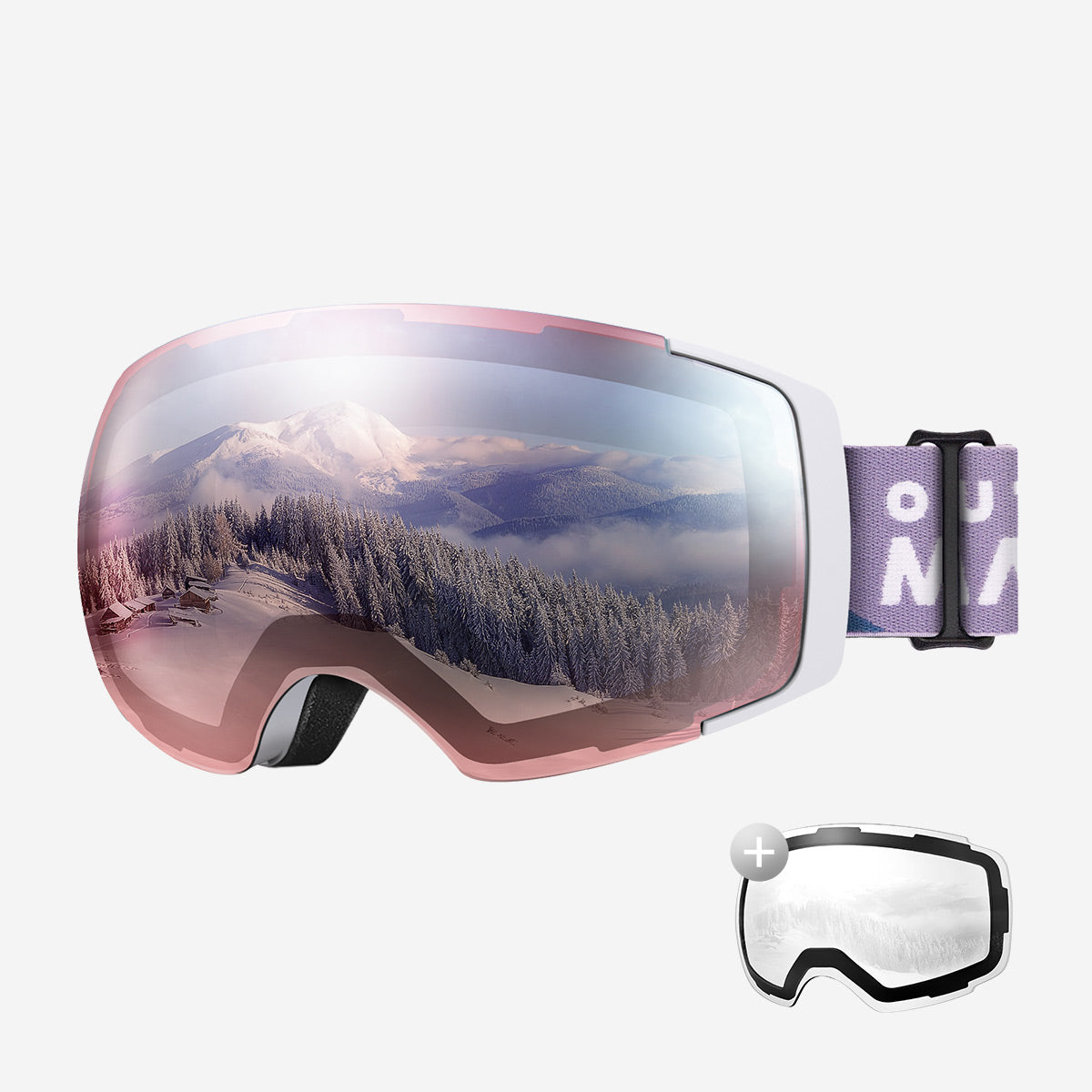 PRO Schneebrille + Objektiv-Paket 