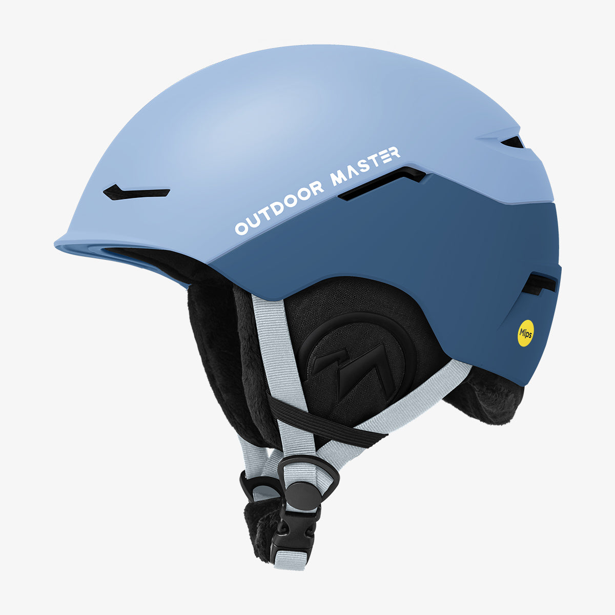 ELK MIPS Snow Helmet, Cyan White / M (21.65-22.83 inches)