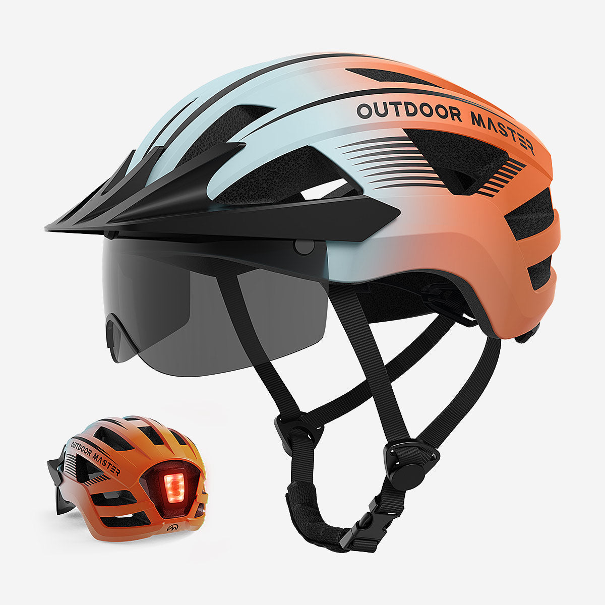 RHINO Urban Bicycle Helmet with LED Light