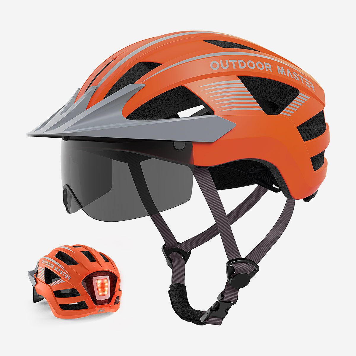 Rhino Urban Bicycle Helmet with LED Light