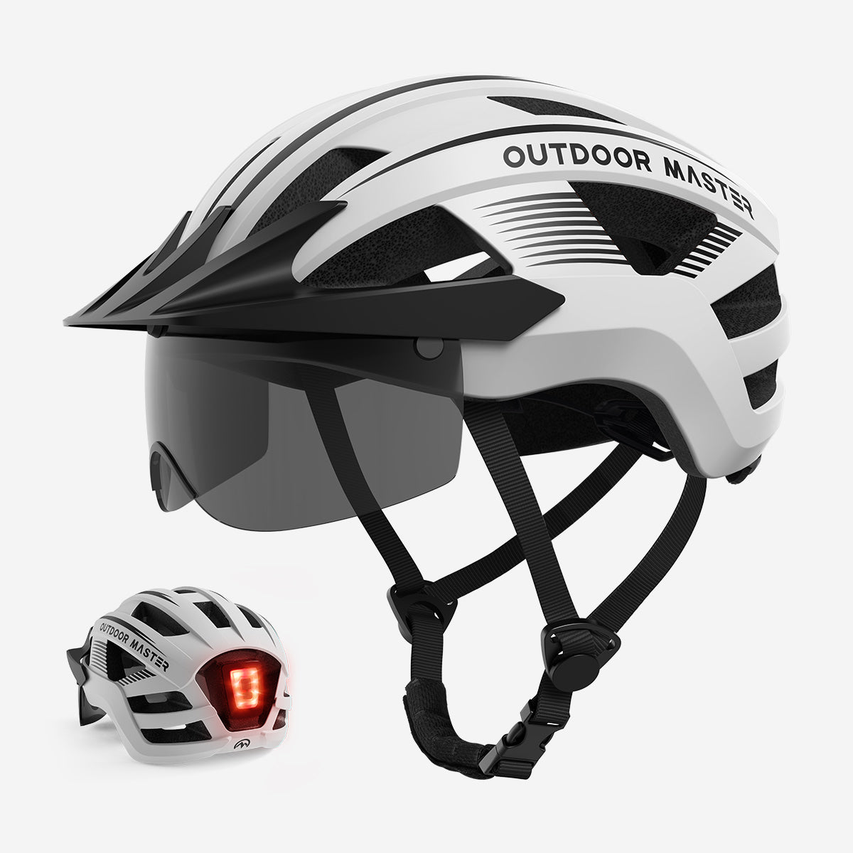 RHINO Urban Bicycle Helmet with LED Light