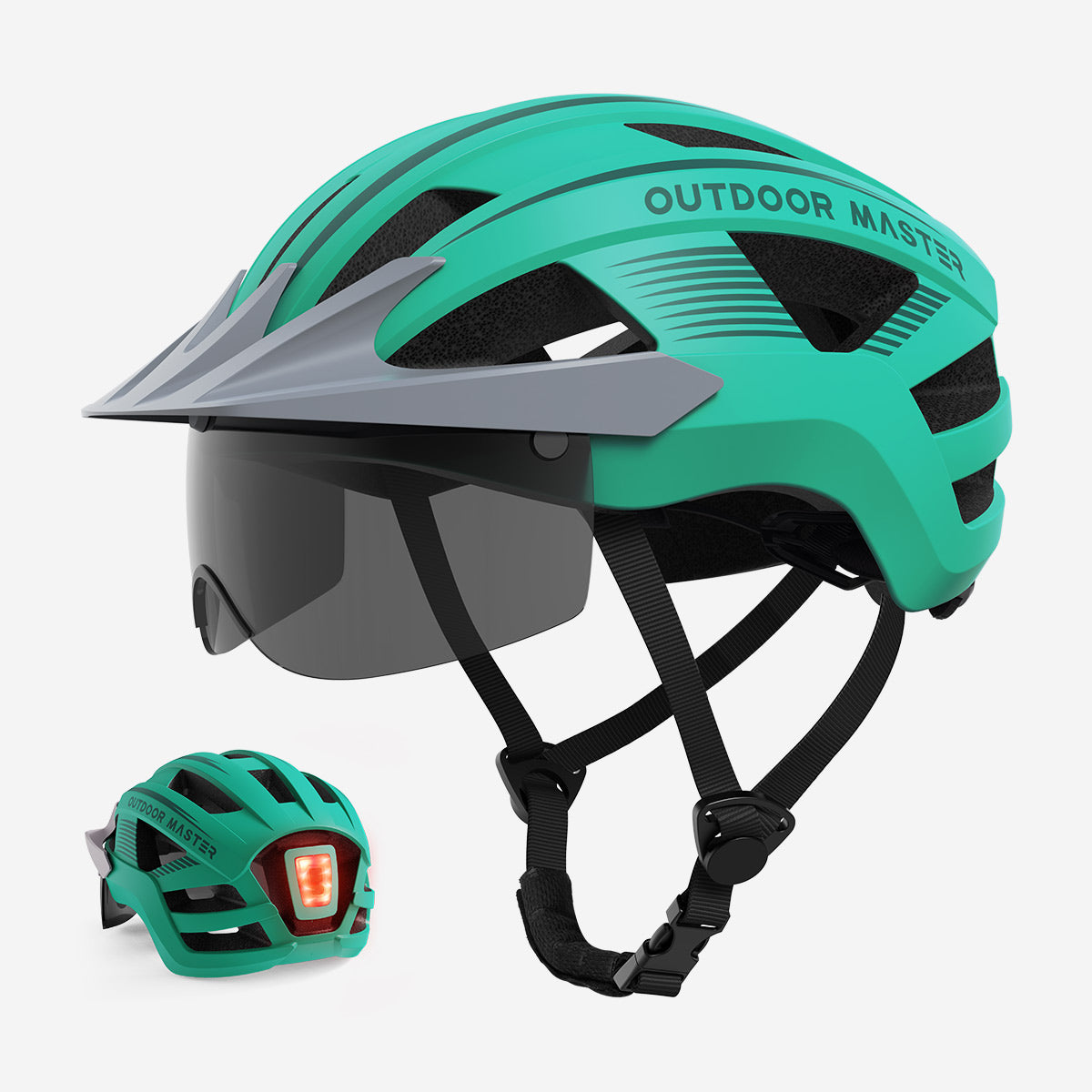 RHINO Urban Bicycle Helmet with LED Light