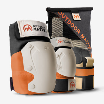 OutdoorMaster Knee Pads and Elbow Pads Set - for Adult & Youth