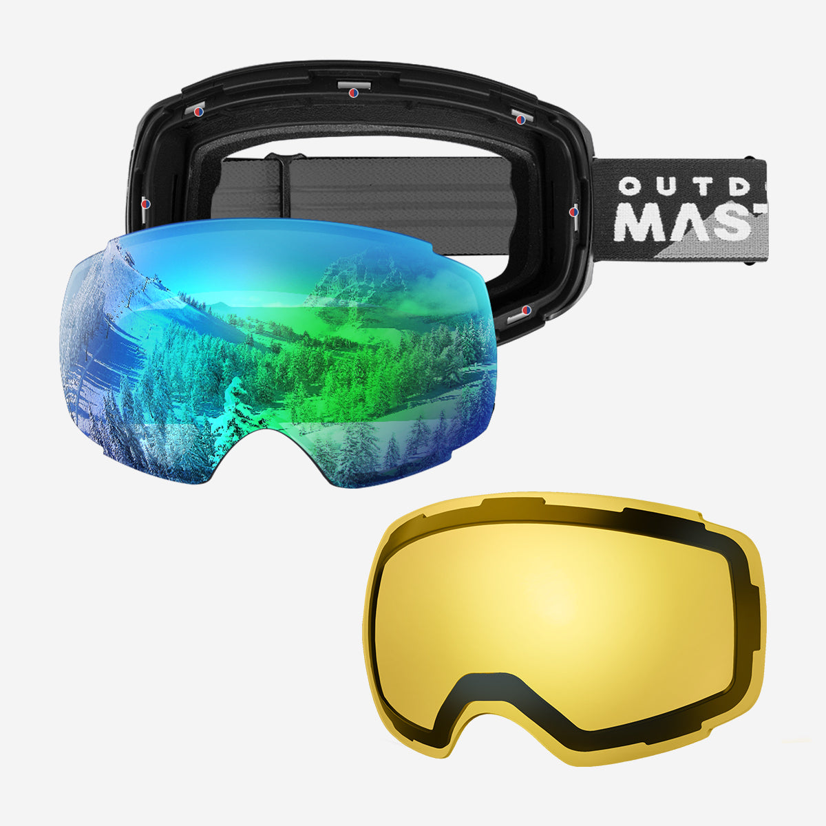 PRO Snow Goggles + Lens Bundle