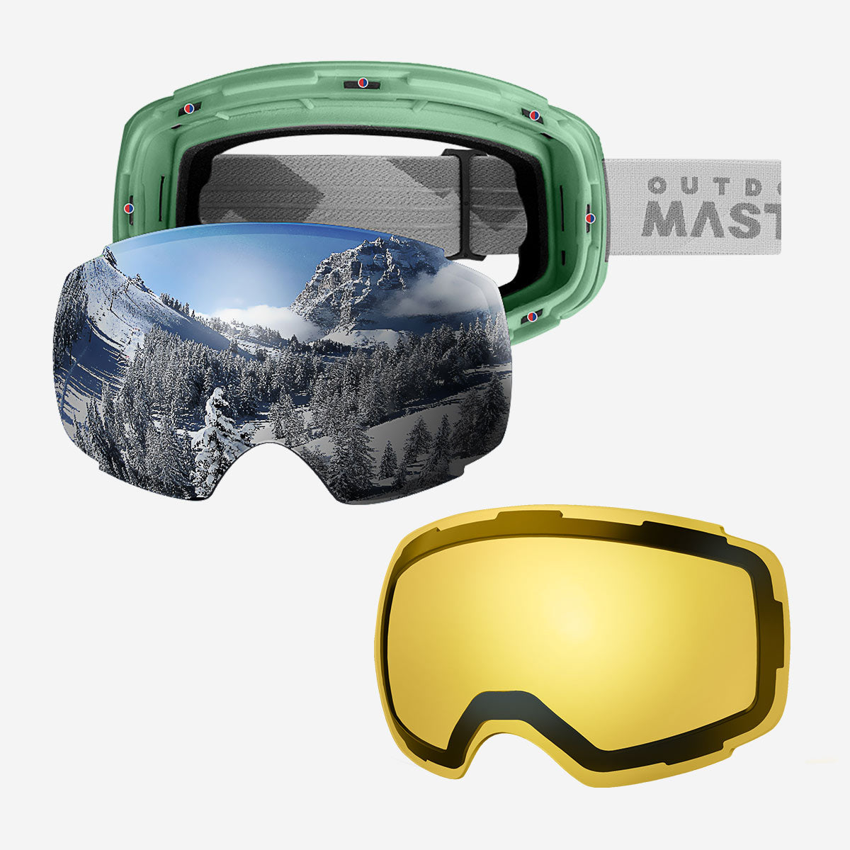 PRO Snow Goggles + Lens Bundle