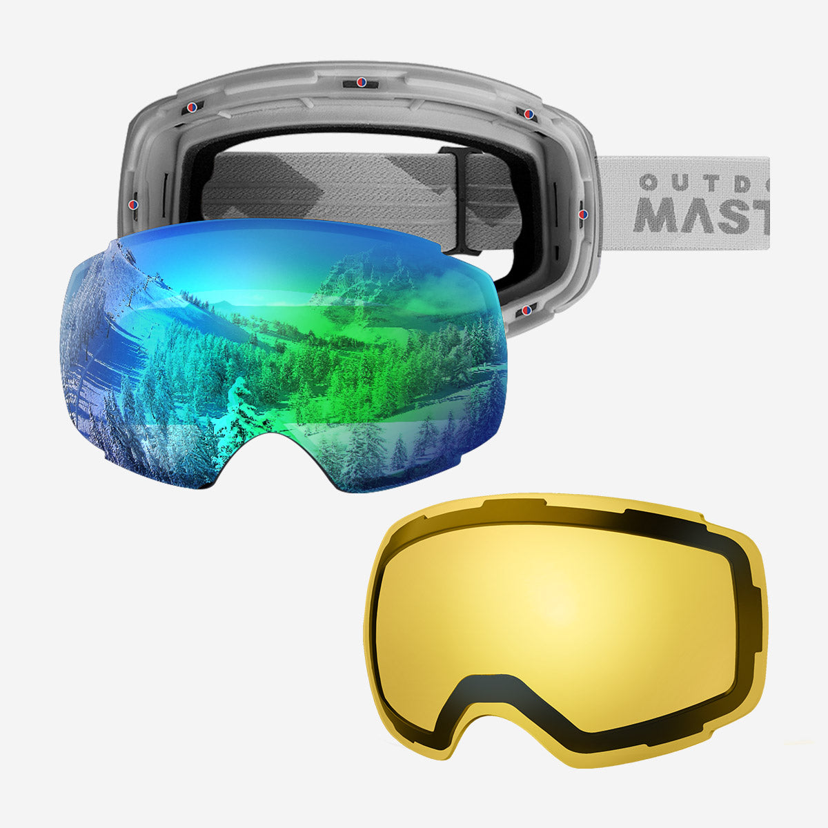 PRO Snow Goggles + Lens Bundle