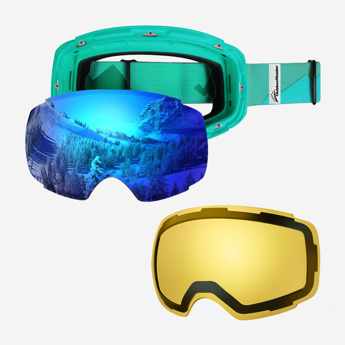 PRO Snow Goggles + Lens Bundle