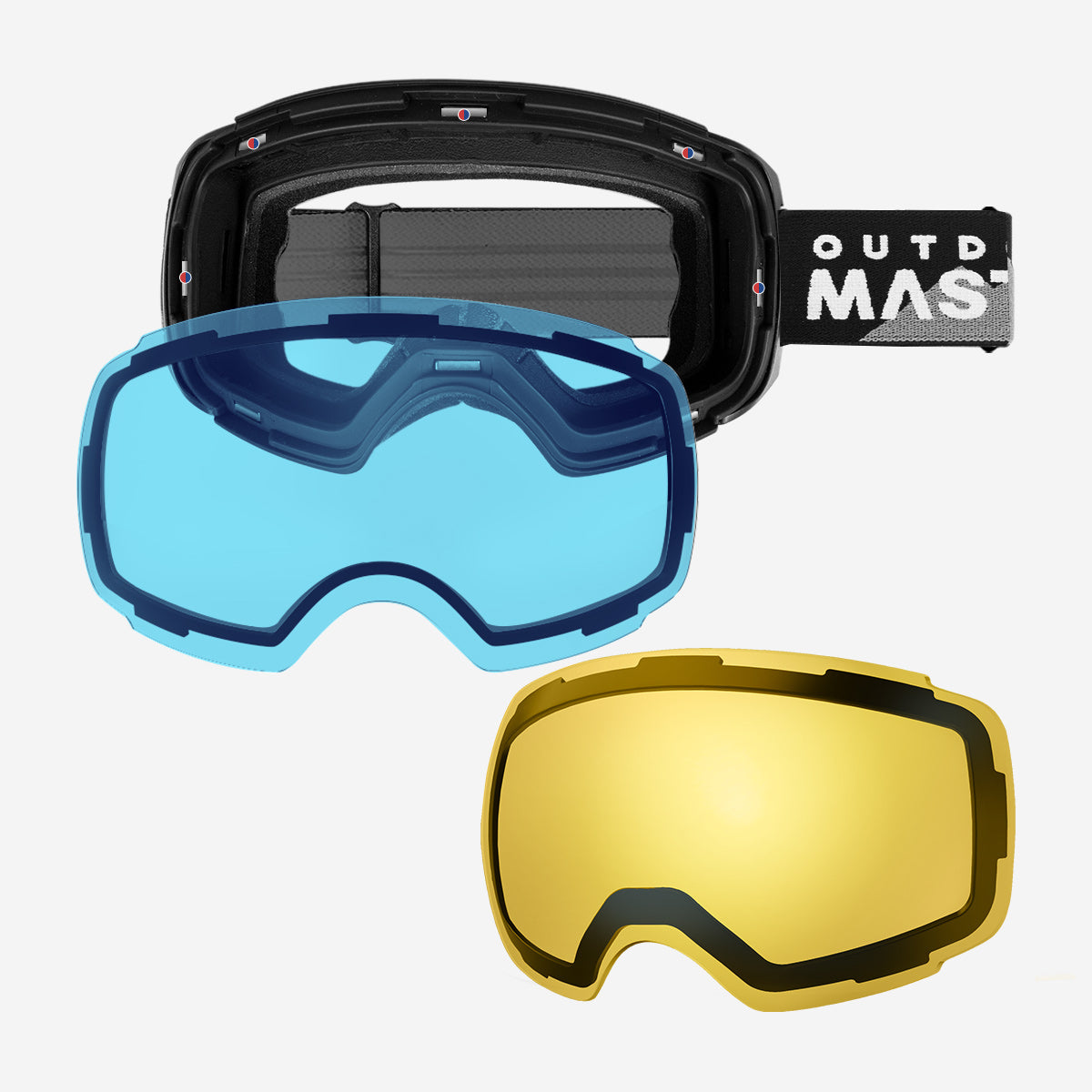 PRO Snow Goggles + Lens Bundle