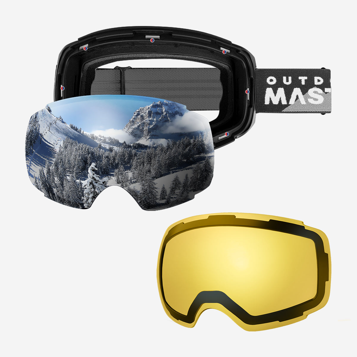 PRO Snow Goggles + Lens Bundle