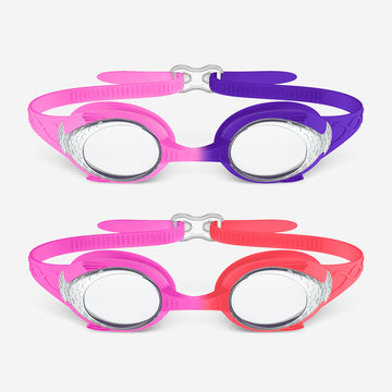 OutdoorMaster Kids Swimming 2Pack Goggle, 2 Pack-c