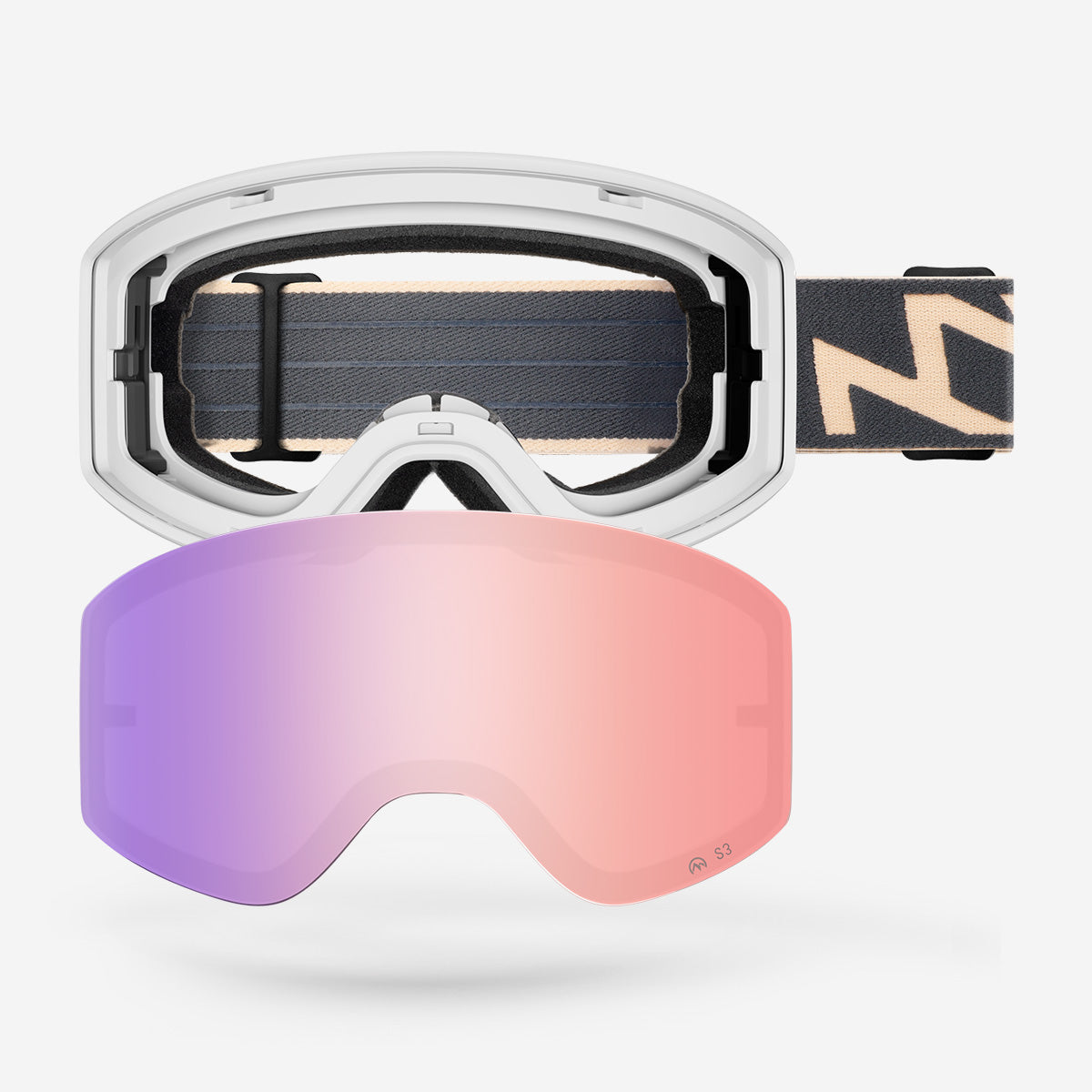 Zylindrische Schneebrille PULSE 