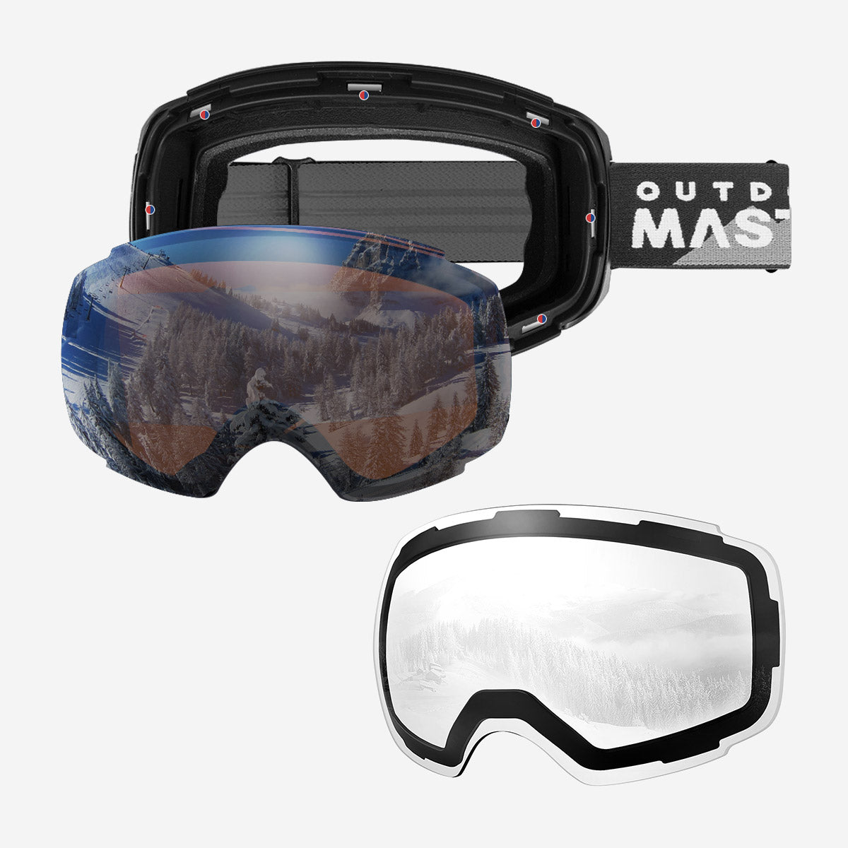 PRO Snow Goggles + Lens Bundle