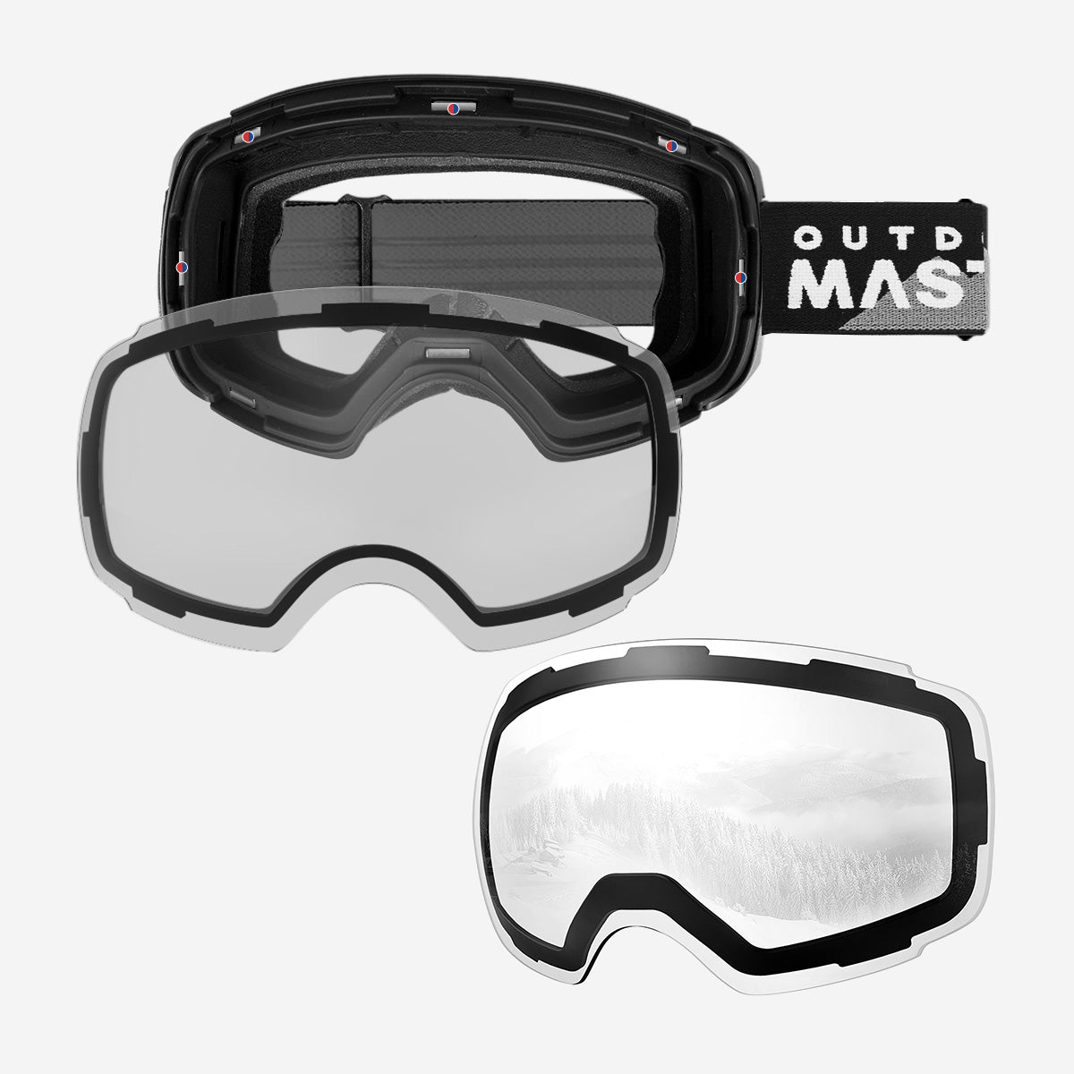 PRO Snow Goggles + Lens Bundle