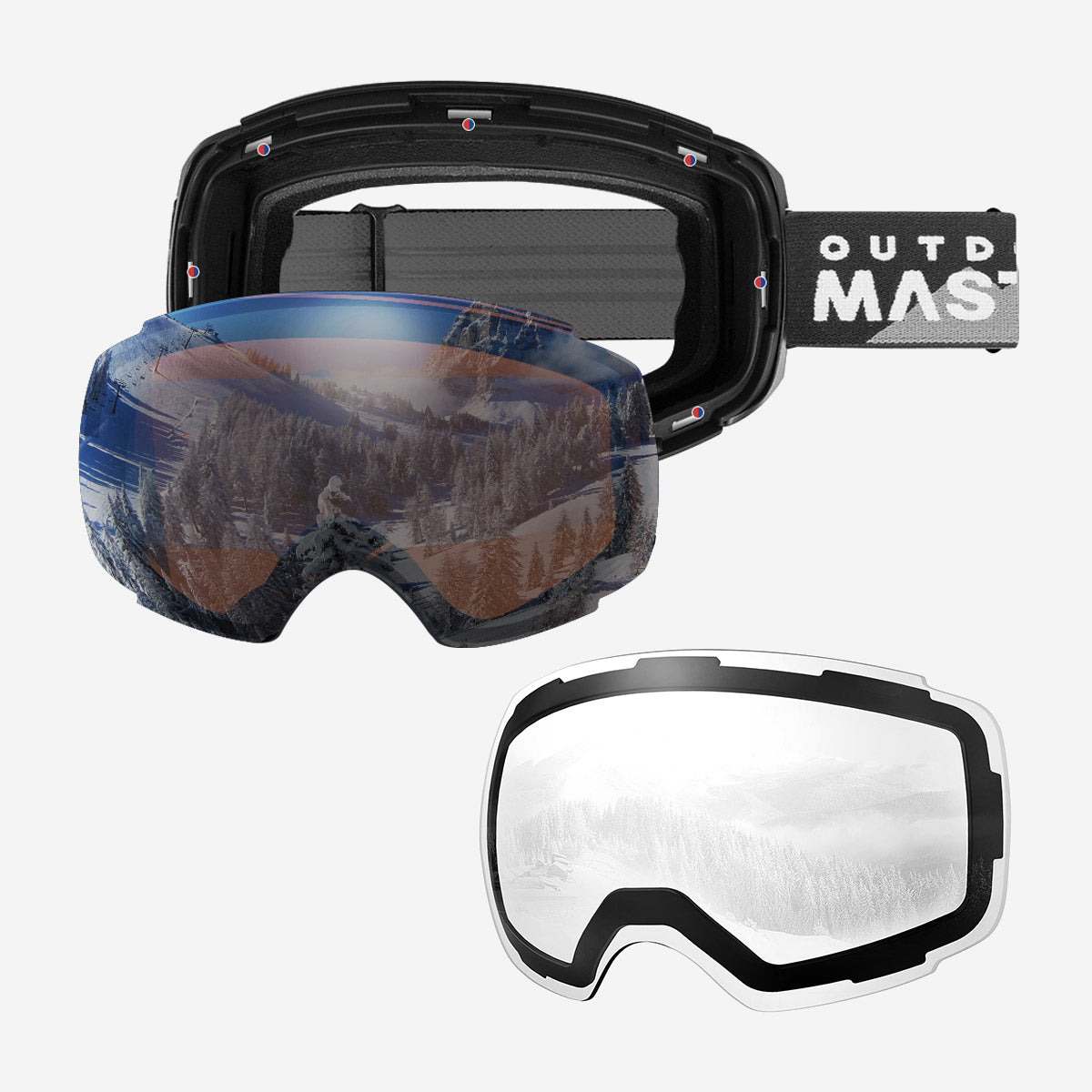 PRO Snow Goggles + Lens Bundle