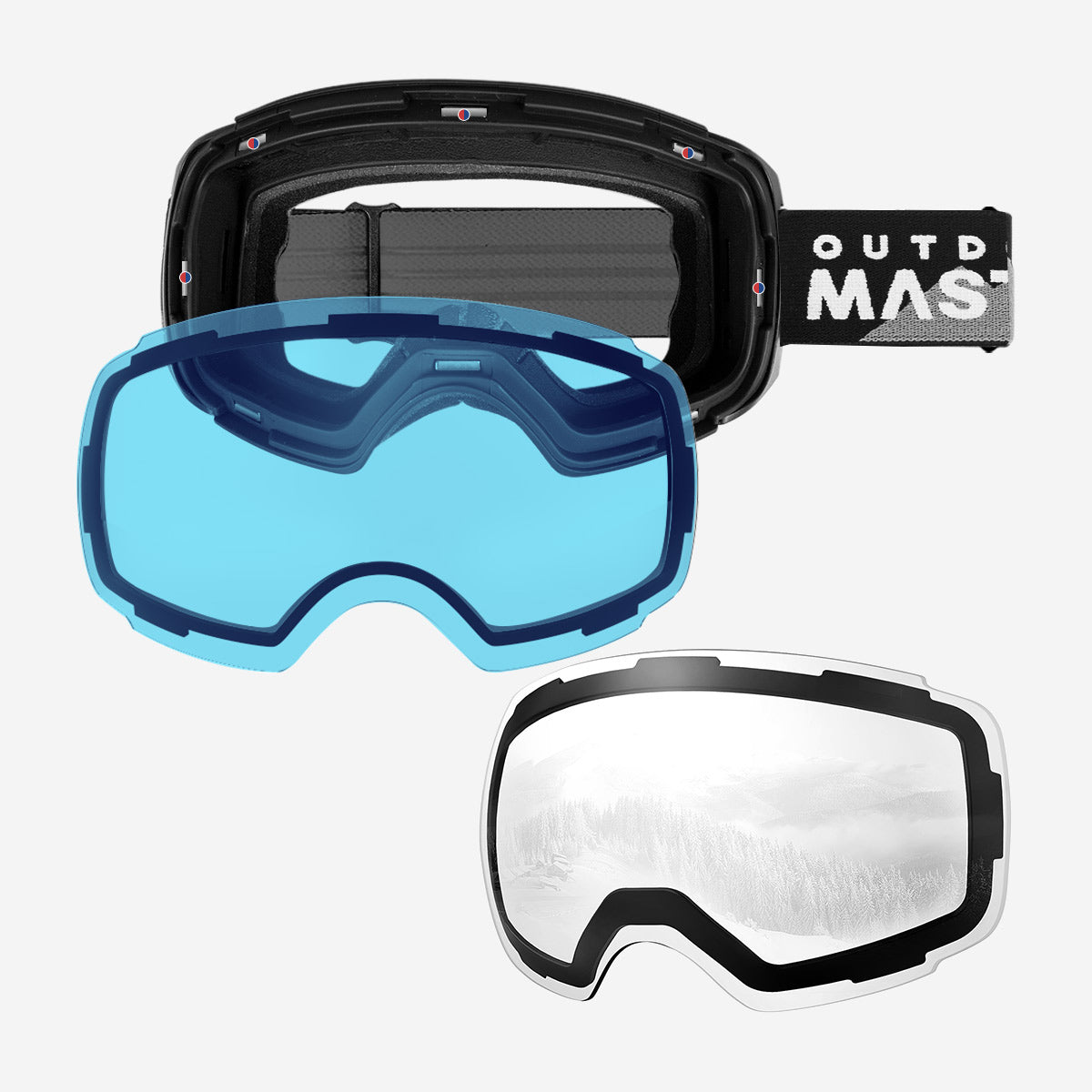 PRO Snow Goggles + Lens Bundle