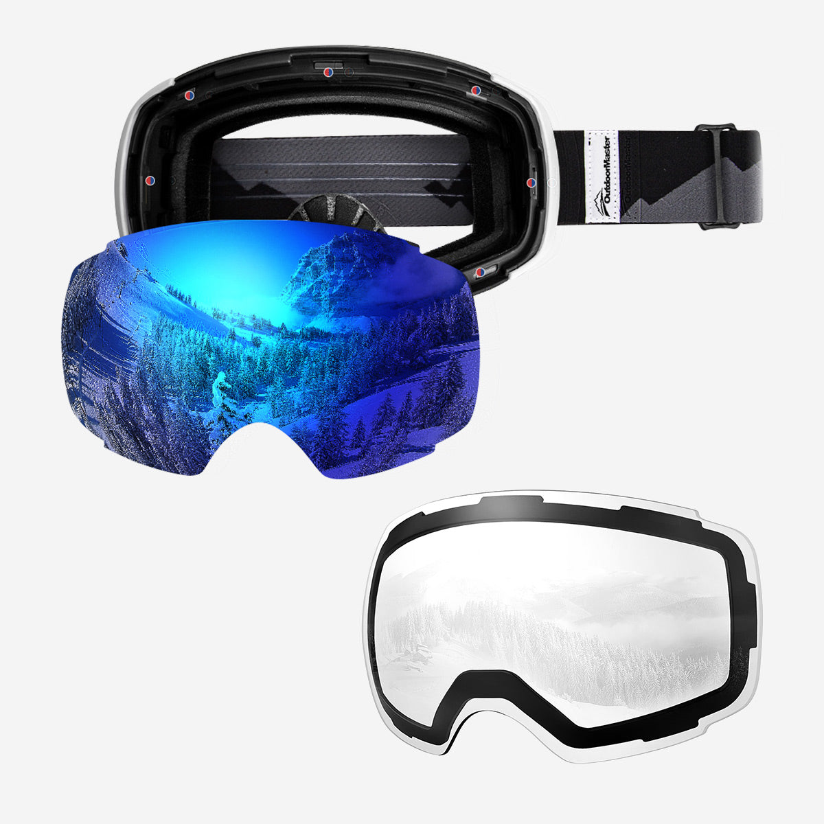 PRO Snow Goggles + Lens Bundle