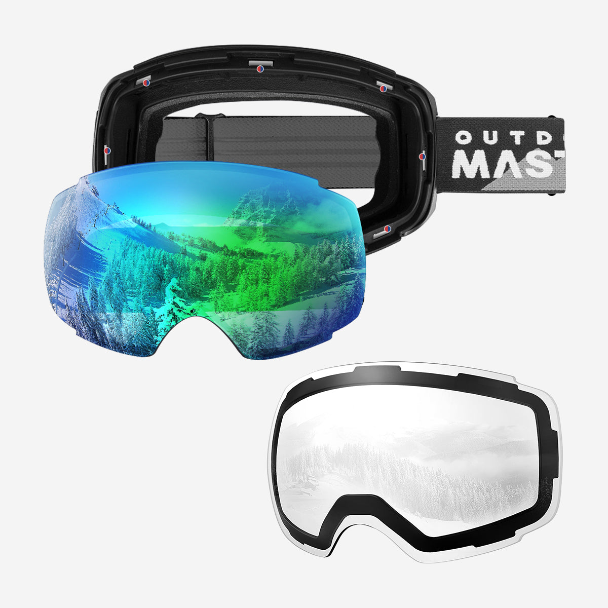PRO Snow Goggles + Lens Bundle