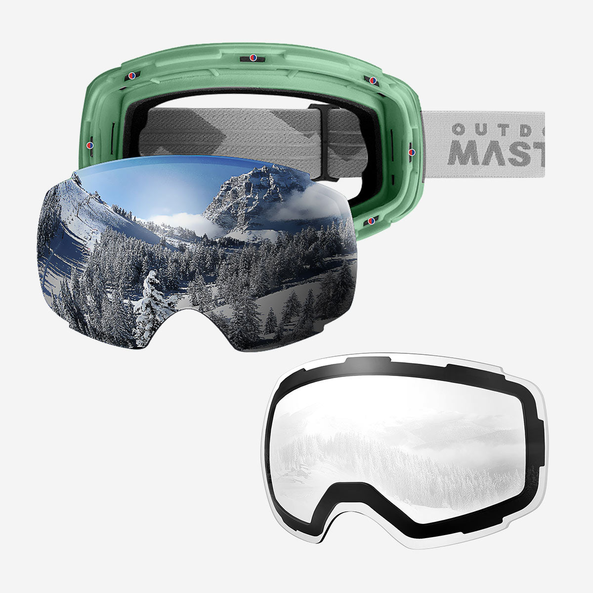 PRO Snow Goggles + Lens Bundle