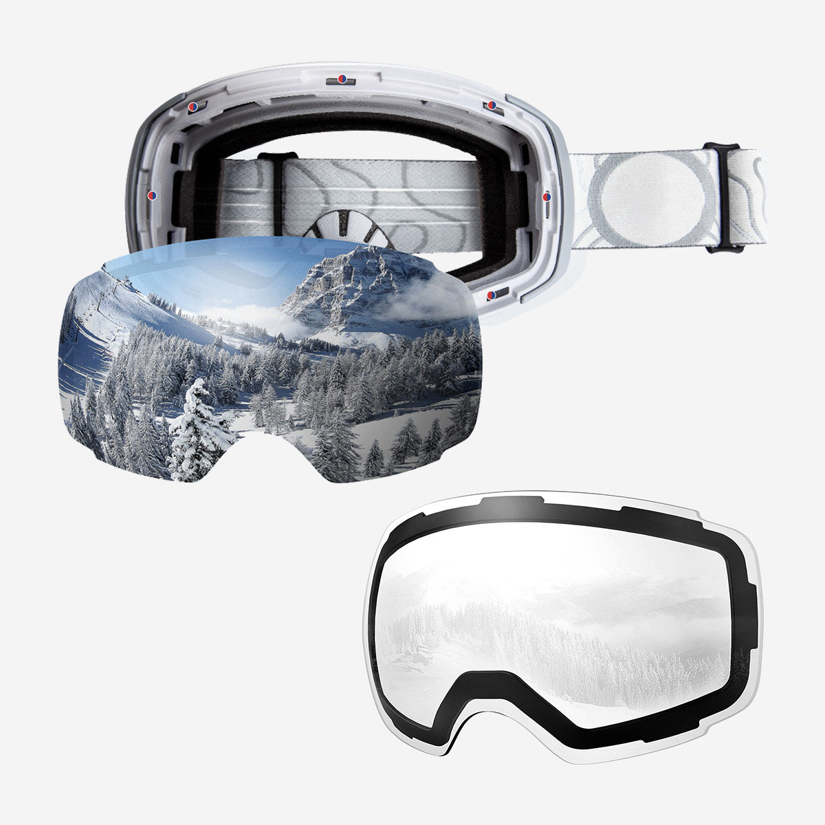 PRO Snow Goggles + Lens Bundle