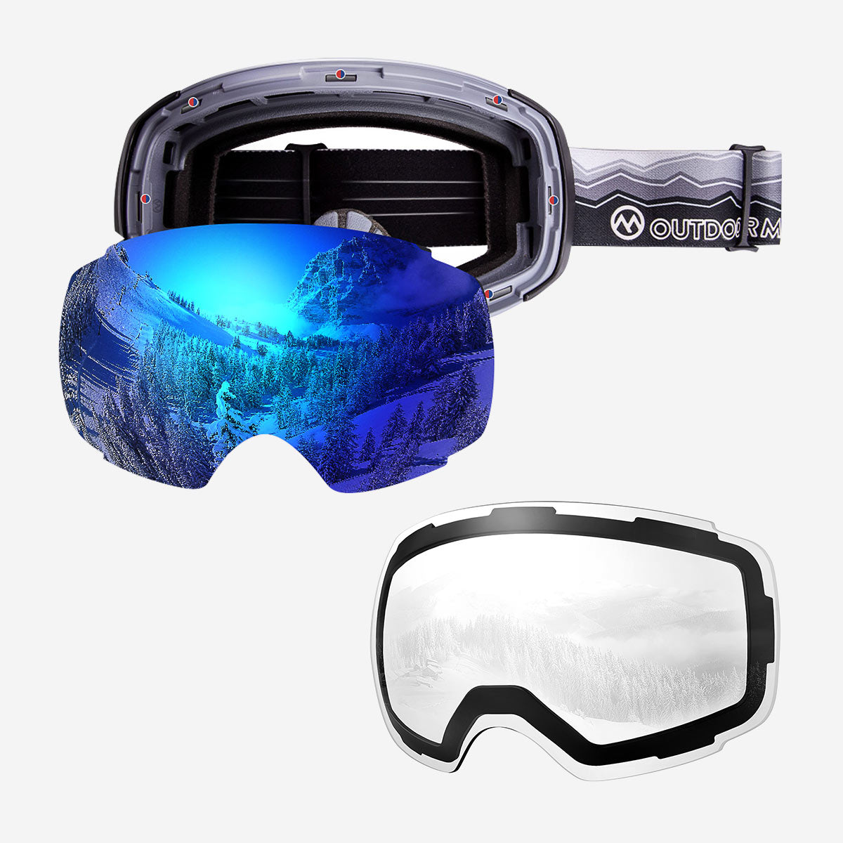 PRO Snow Goggles + Lens Bundle
