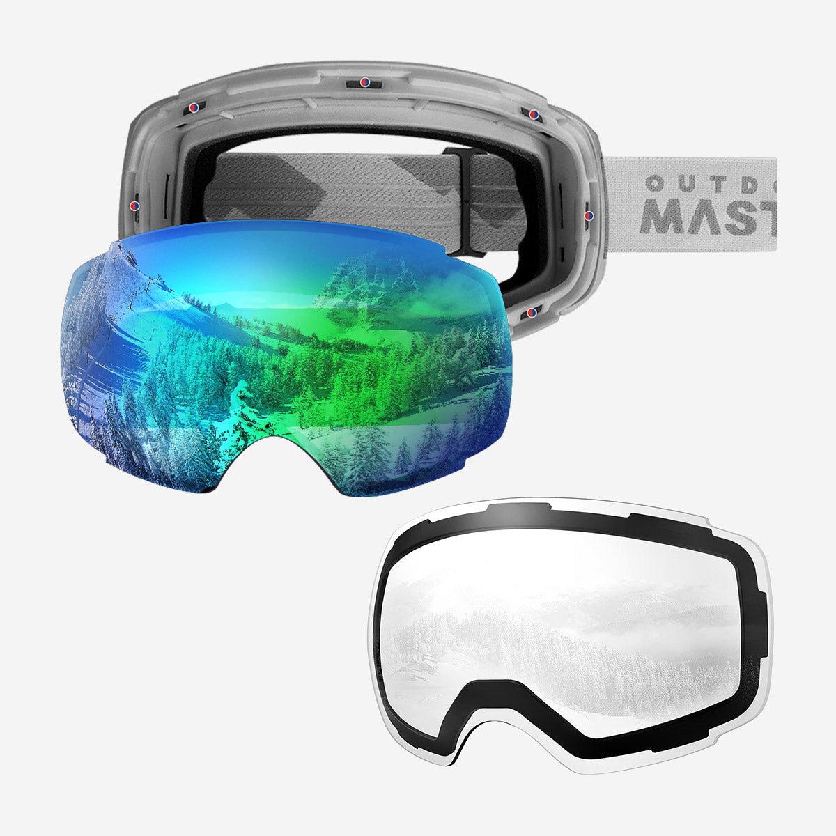 PRO Snow Goggles + Lens Bundle