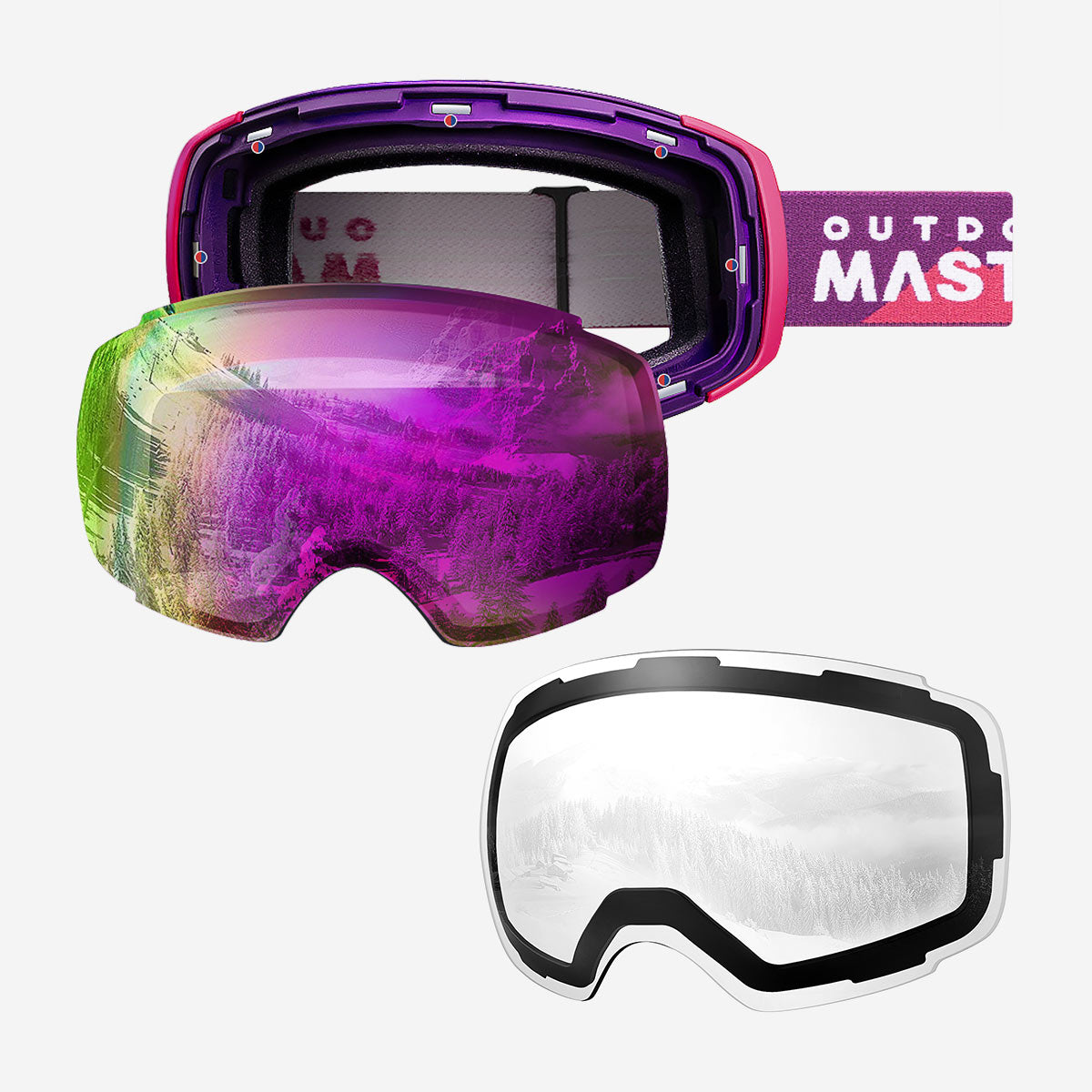 PRO Snow Goggles + Lens Bundle