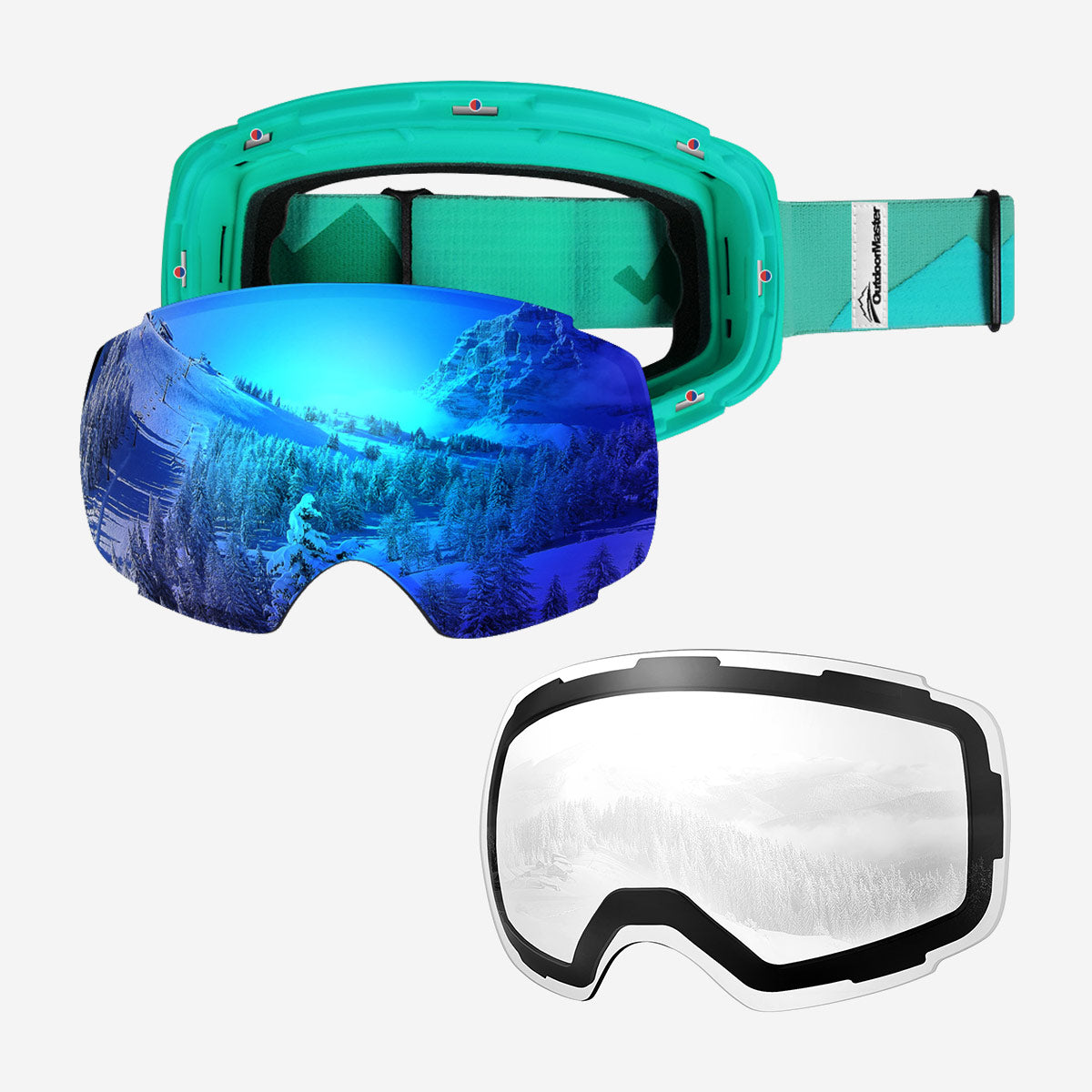 PRO Snow Goggles + Lens Bundle