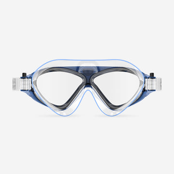 OutdoorMaster Blue 100% UV Protection Anti-Fog Coating & Swim Goggle, Blue