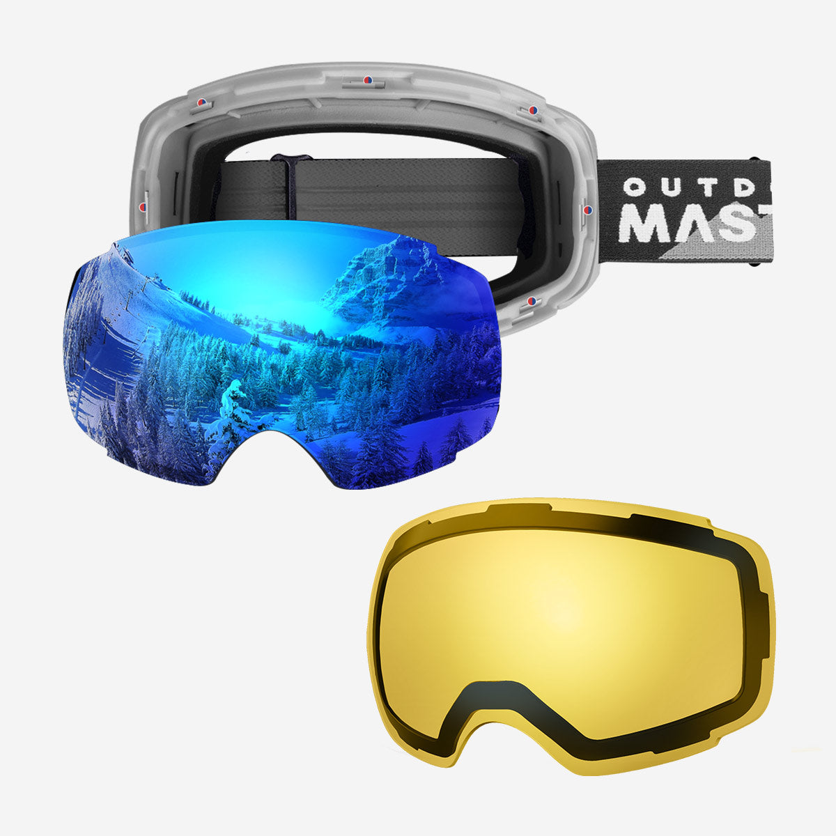 PRO Snow Goggles + Lens Bundle