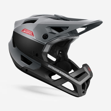 RHINO Full Face Bike Helmets, Meteorite Black / M RHINO Full Face Bike Helmets, Meteorite Black / M