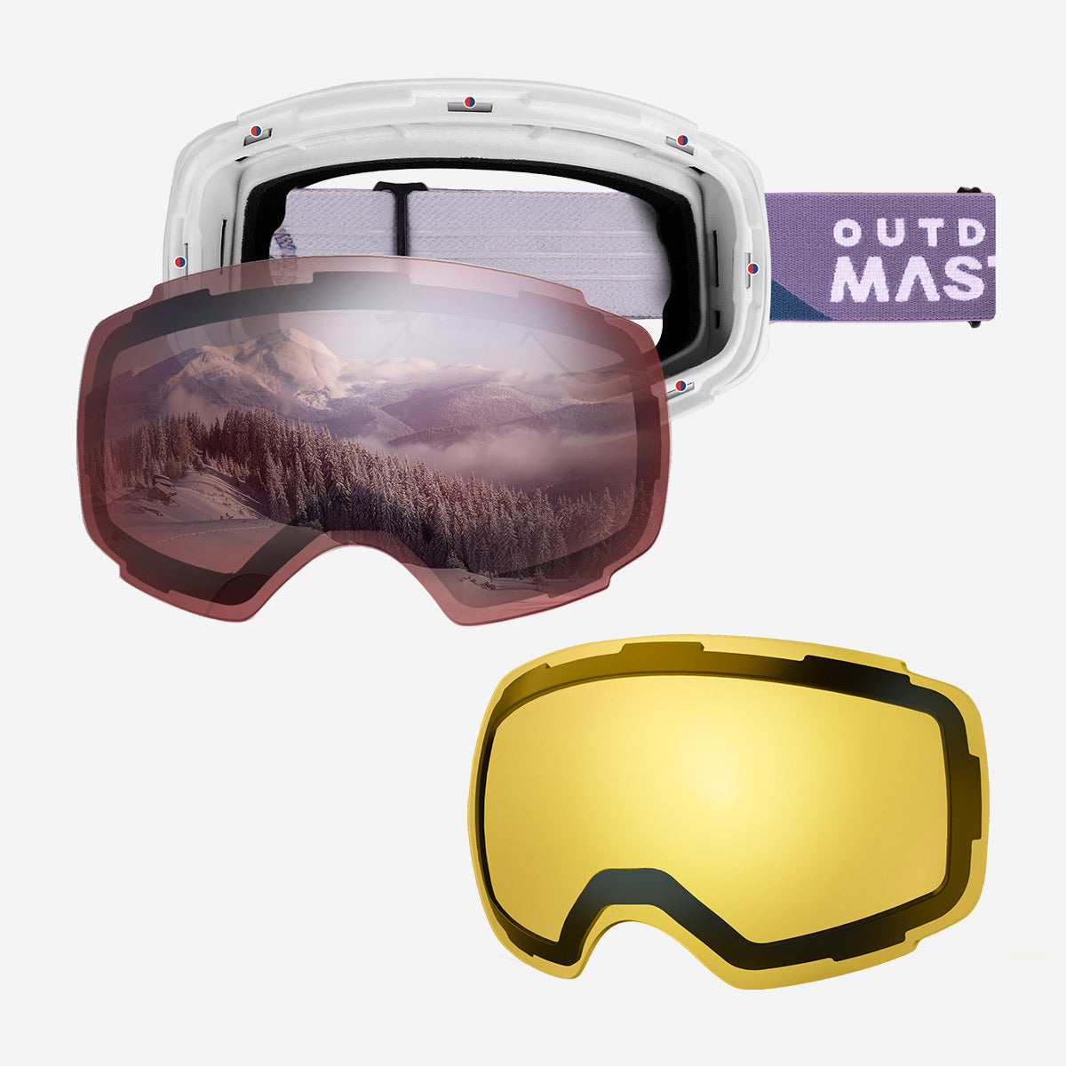 PRO Snow Goggles + Lens Bundle