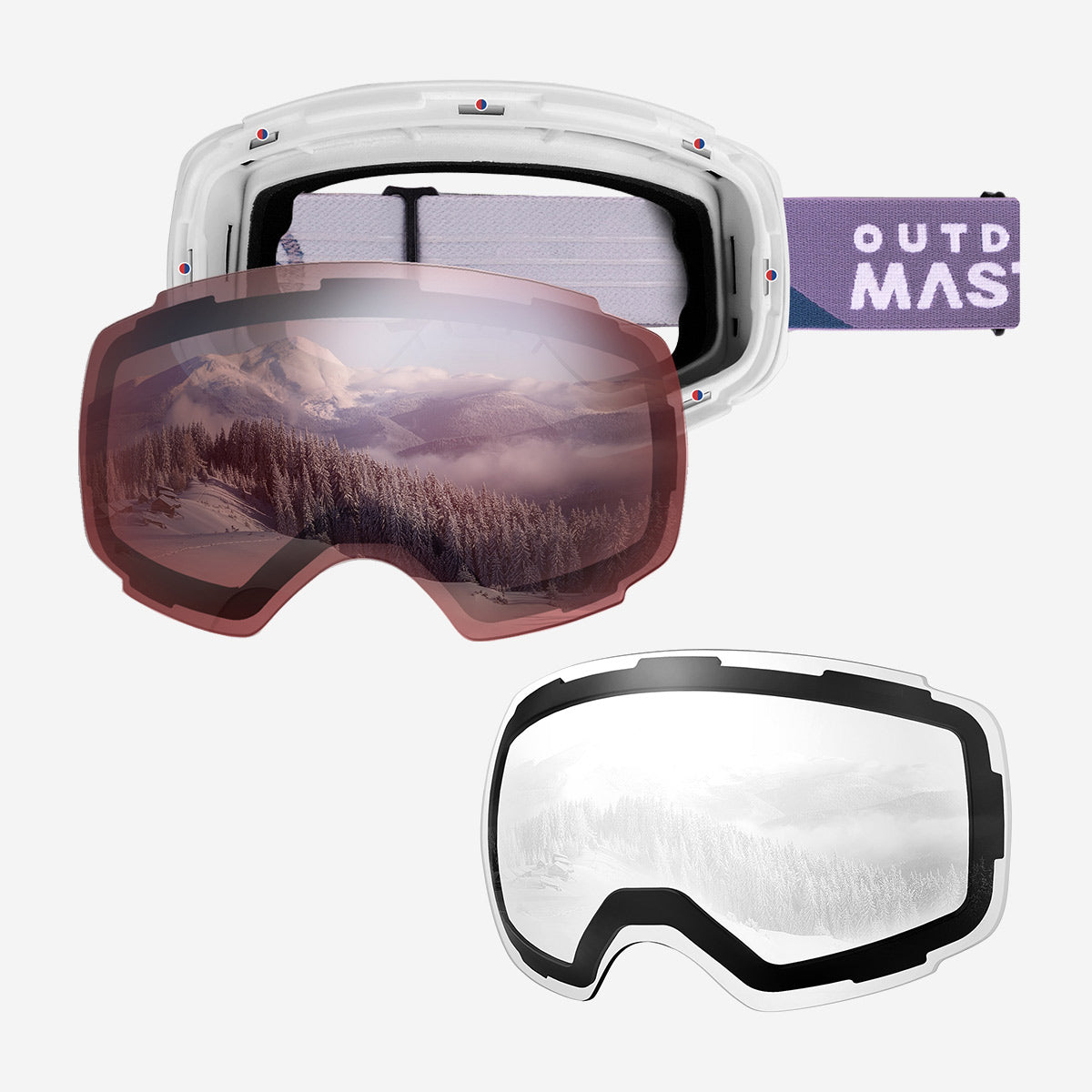 PRO Snow Goggles + Lens Bundle