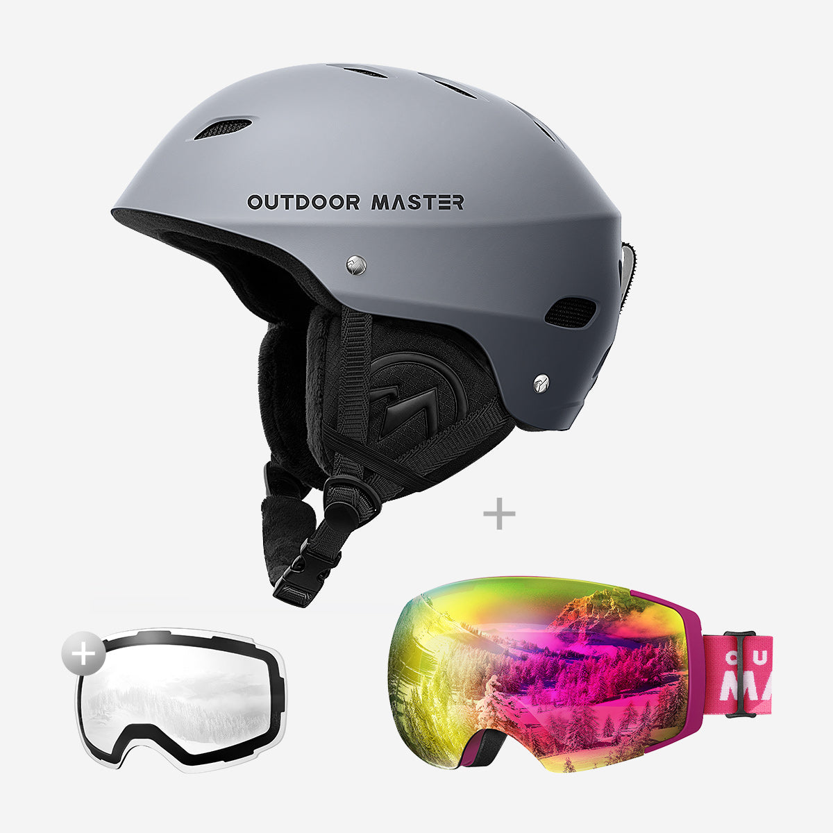 Bundle Sale - Pro Goggle + Lens + Kelvin Helmet