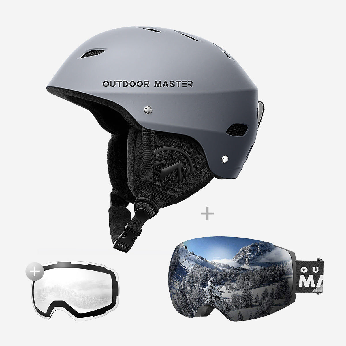 Bundle Sale - Pro Goggle + Lens + Kelvin Helmet