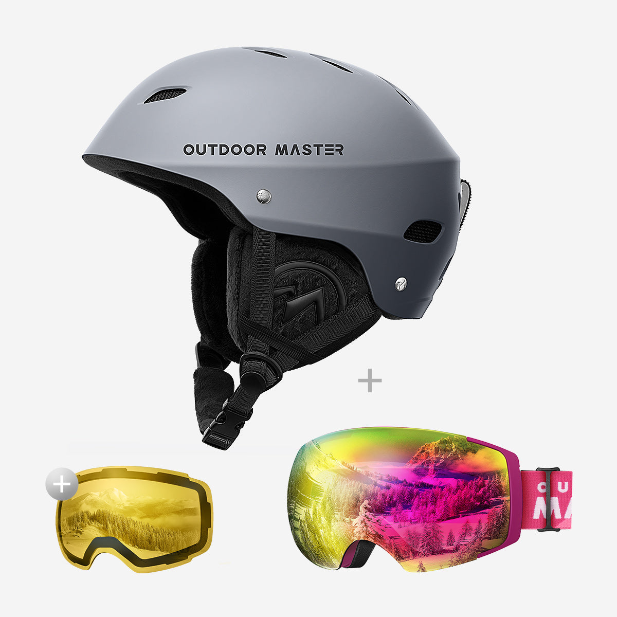 Bundle Sale - Pro Goggle + Lens + Kelvin Helmet