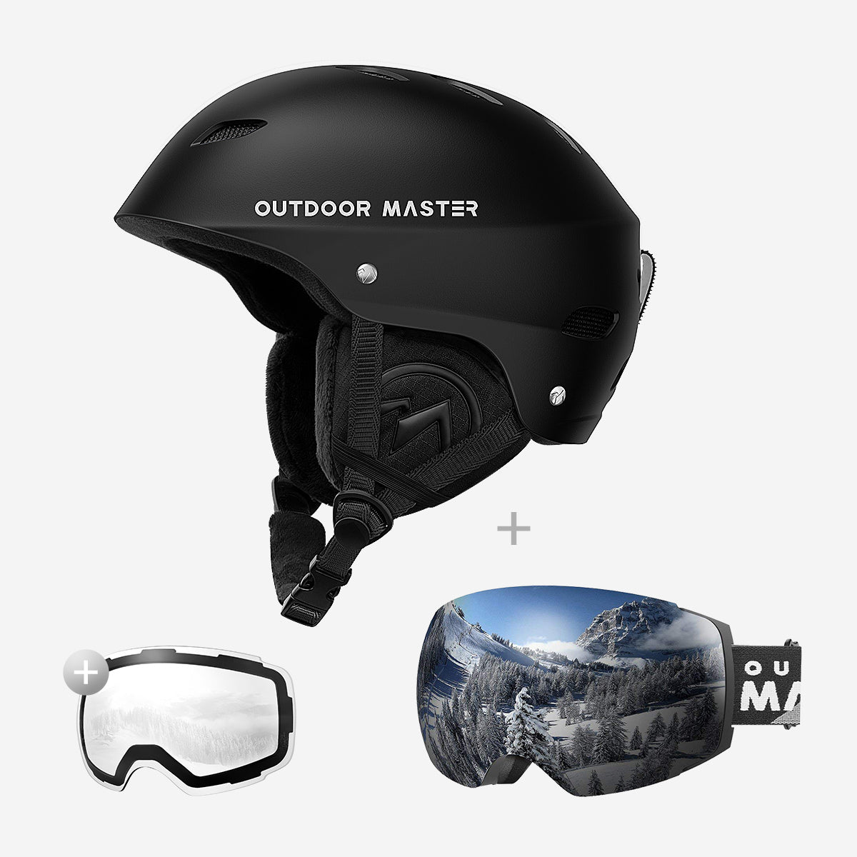 Bundle Sale - Pro Goggle + Lens + Kelvin Helmet