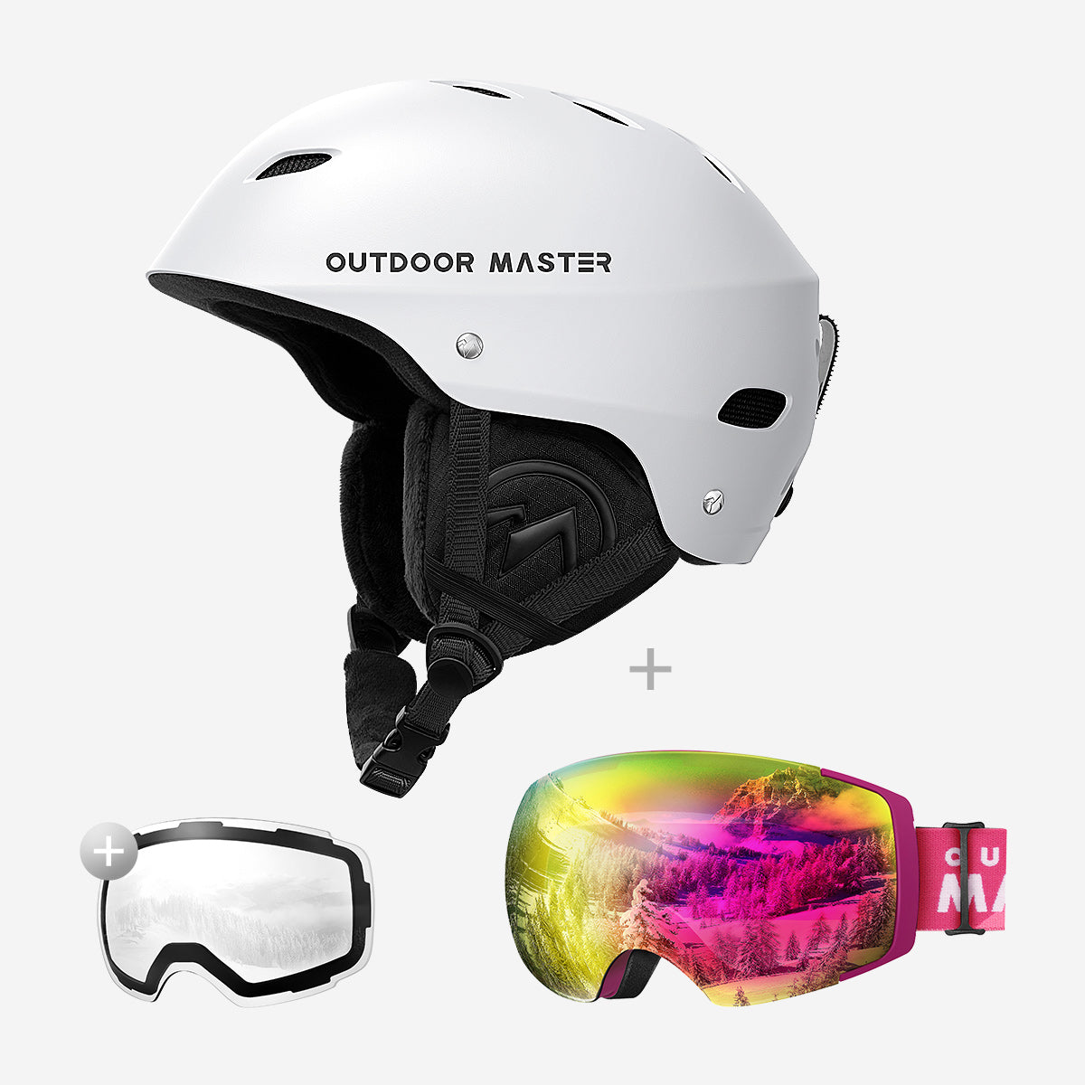 Bundle Sale - Pro Goggle + Lens + Kelvin Helmet