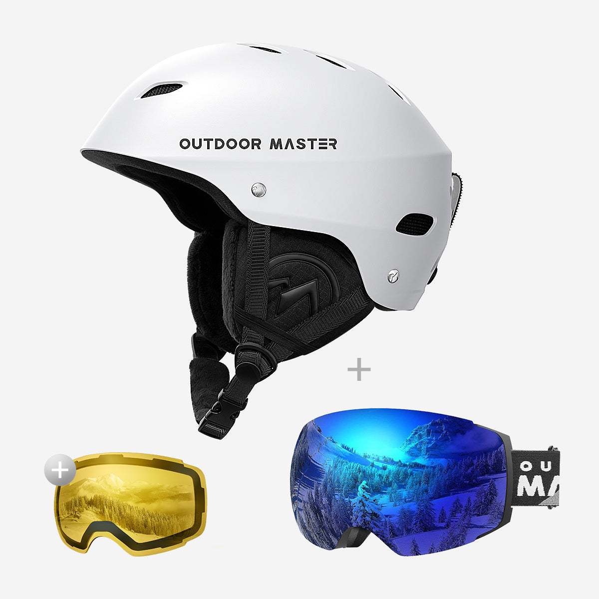 Bundle Sale - Pro Goggle + Lens + Kelvin Helmet